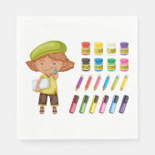 Young Artist Paper Napkins Serviette (Vorderseite)
