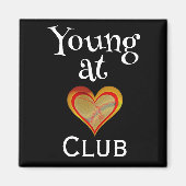 Young at Heart Club Magnet (Vorne)