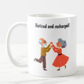 Young-at-Heart Senior Citizens Dancing Kaffeetasse
