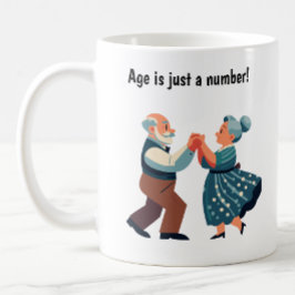 Young-at-Heart Senior Citizens Dancing Kaffeetasse