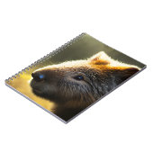 Young Australian Wombat, Notebook Notizblock (Linke Seite)