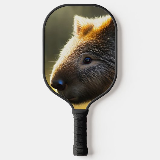 Young Australian Wombat, Pickleball Paddle (Vorderseite)