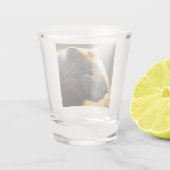 Young Australian Wombat, Shot Glass Schnapsglas (Rückseite)