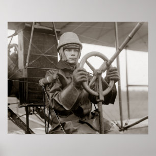 Young Aviator, 1912. Vintages Foto Poster