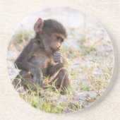 Young Baboon Getränkeuntersetzer (Vorne)