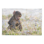 Young Baboon Kissenbezug (Rückseite)