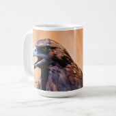 Young Bald Eagle und Sunlight Art Kaffeetasse (Vorderseite Links)
