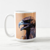 Young Bald Eagle und Sunlight Art Kaffeetasse (Links)