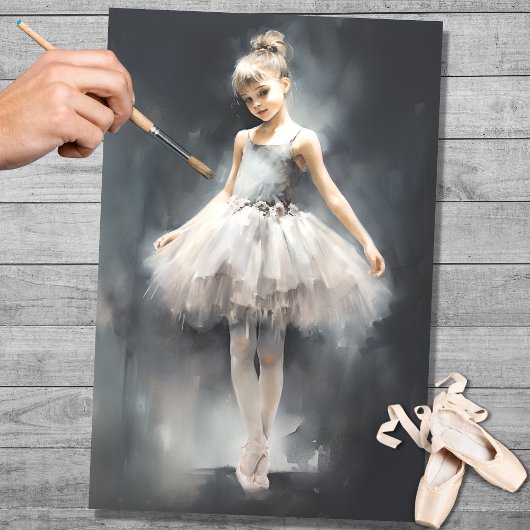 Young Ballerina 1 Decoupage Paper Seidenpapier