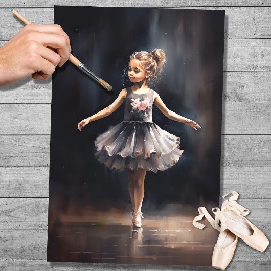 Young Ballerina 5 Decoupage Paper Seidenpapier