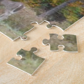 Young Bambi Deer mit Fallbäumen. Puzzle (Seite)