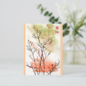 Young Bamboo Postcard Postkarte (Stehend Vorderseite)
