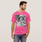 Young Barack Obama Patriotic Smoking T-Shirt (Vorne ganz)