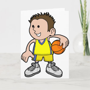 Young Basketball Player Karte