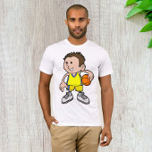 Young Basketball Player Mens T - Shirt