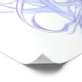 Young beautiful lady | AI Art Poster (Ecke)