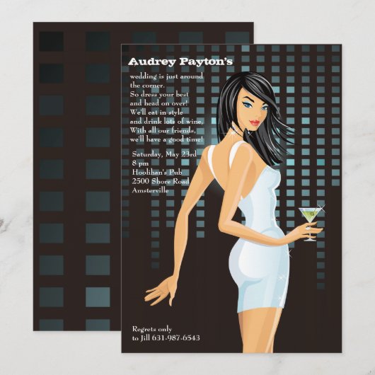 Young Beauty Einladung (Vorne/Hinten)