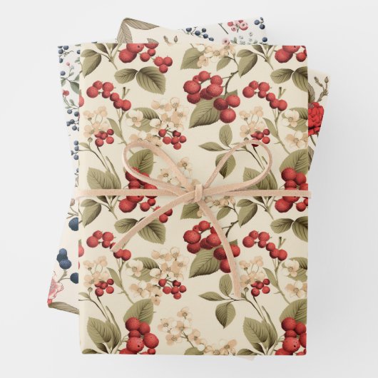 Young Berry Geschenkpapier Set (Beispiel)