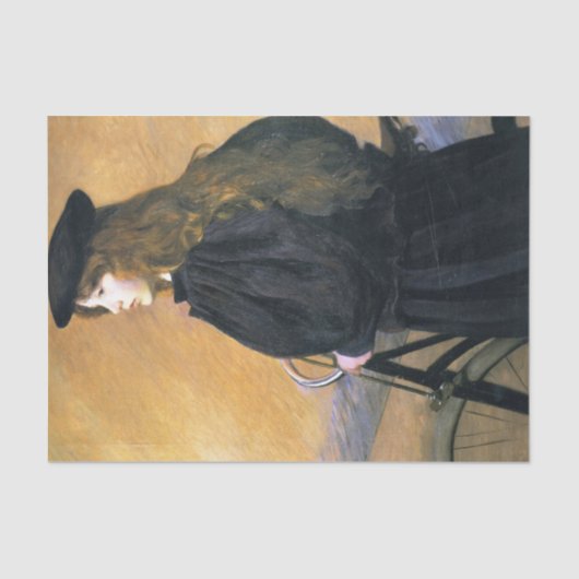 Young Bicyclicks by Lilla Cabot Perry Seidenpapier (Vorderseite)