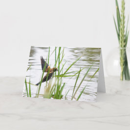 Young Bird in Flight Karte