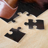 Young Black Ballerina in Pink Tutu & Pointe Shoes Puzzle (Seite)