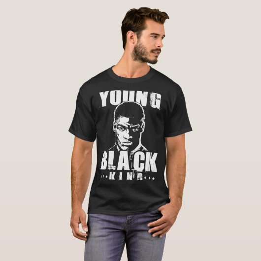 Young Black Black History T-Shirt (Vorne ganz)