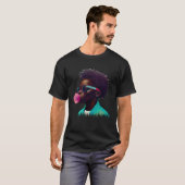 Young Black Boy Joy Bubble Gum Fun African Melanin T-Shirt (Vorne ganz)