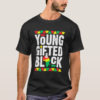 Young Black Dashiki African Pride History Monte Ma T-Shirt