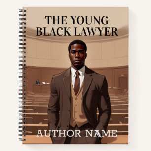 Young Black Lawyer Book Cover Inspiration Notebook Notizblock