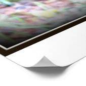 Young Black Leopard Print Poster (Ecke)