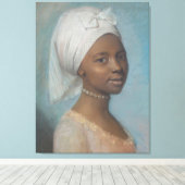 Young Black Woman Leinwanddruck (Insitu (Holzboden))