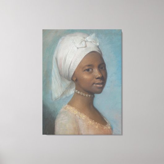 Young Black Woman Leinwanddruck (Vorderseite)