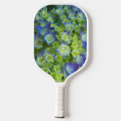 Young Blue Hydrangea Blooms Floral Pickleball Schläger (Rückseite)