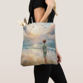 Young Boy on Beach Tasche (Von Nahem)