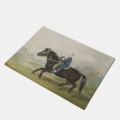 Young Boy Riding a Pony (von Penry Williams) Fußmatte (Schrägansicht)