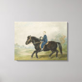 Young Boy Riding a Pony (von Penry Williams) Leinwanddruck (Vorderseite)