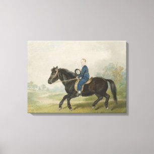 Young Boy Riding a Pony (von Penry Williams) Leinwanddruck