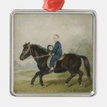 Young Boy Riding a Pony (von Penry Williams)