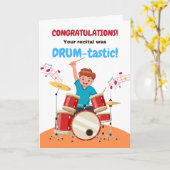 Young Boys Gratulationen Drum Erwägungsgrund Niedl Karte (Gelbe Blume)