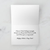 Young Buck Father's Day Card Karte (Innenseite)