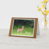 Young Buck Father's Day Card Karte (Gelbe Blume)