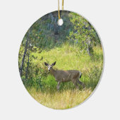 Young Buck in Yosemite, CA Keramik Ornament (Links)