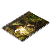 Young Buck Spiral Foto Notebook Notizblock (Linke Seite)