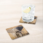 Young Bush Elephant Rechteckiger Pappuntersetzer (Vor Ort)