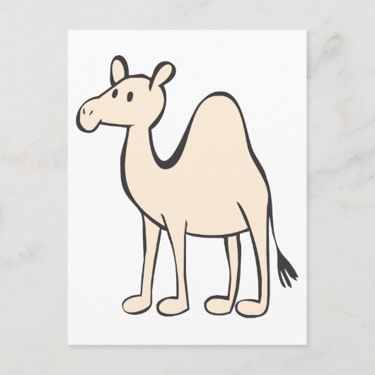 Young Camel Cartoon Postkarte (Vorderseite)