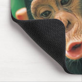 Young Chimpanzee (Pan troglodytes) Mousepad (Ecke)