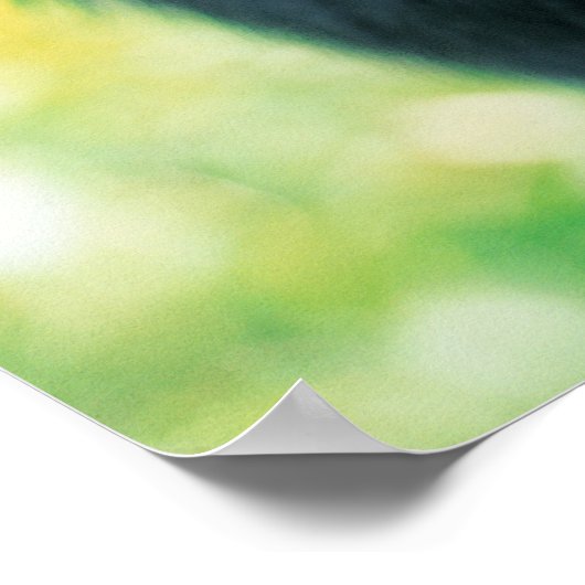 Young Chimpanzee (Pan troglodytes) Poster (Ecke)