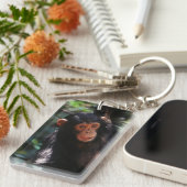 Young Chimpanzee Schlüsselanhänger (Vorderseite rechts)