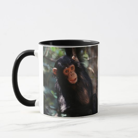 Young Chimpanzee Tasse (Links)