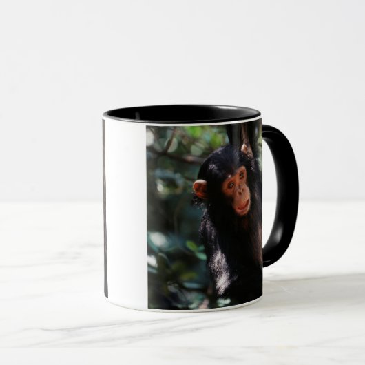 Young Chimpanzee Tasse (VorderseiteRechts)